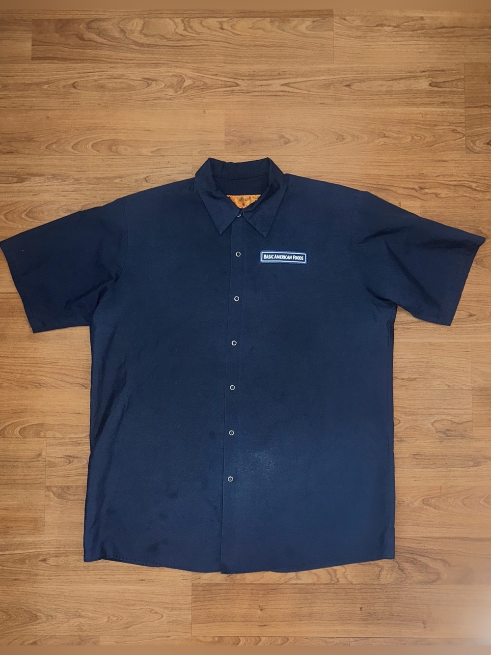 Red Kap button up Work shirt Basic American Foods XL